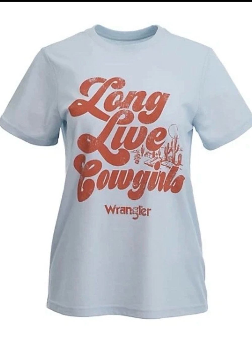 wrangler “long live cowgirls” tee size medium